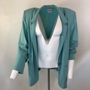 90’s vintage seafoam green blazer.